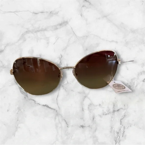 Swarovski butterfly pilot Women's Sunglasses with case - Picture 10 of 16